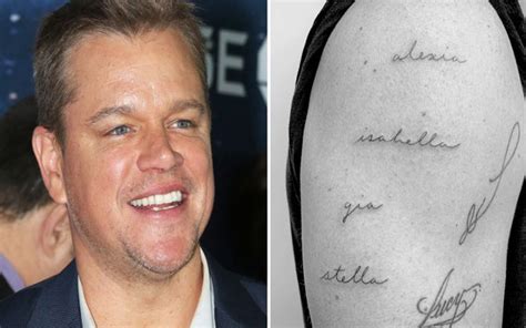 damon jackson tattoo meaning|Matt Damon Reveals The Reason He Got Four New Tattoos .